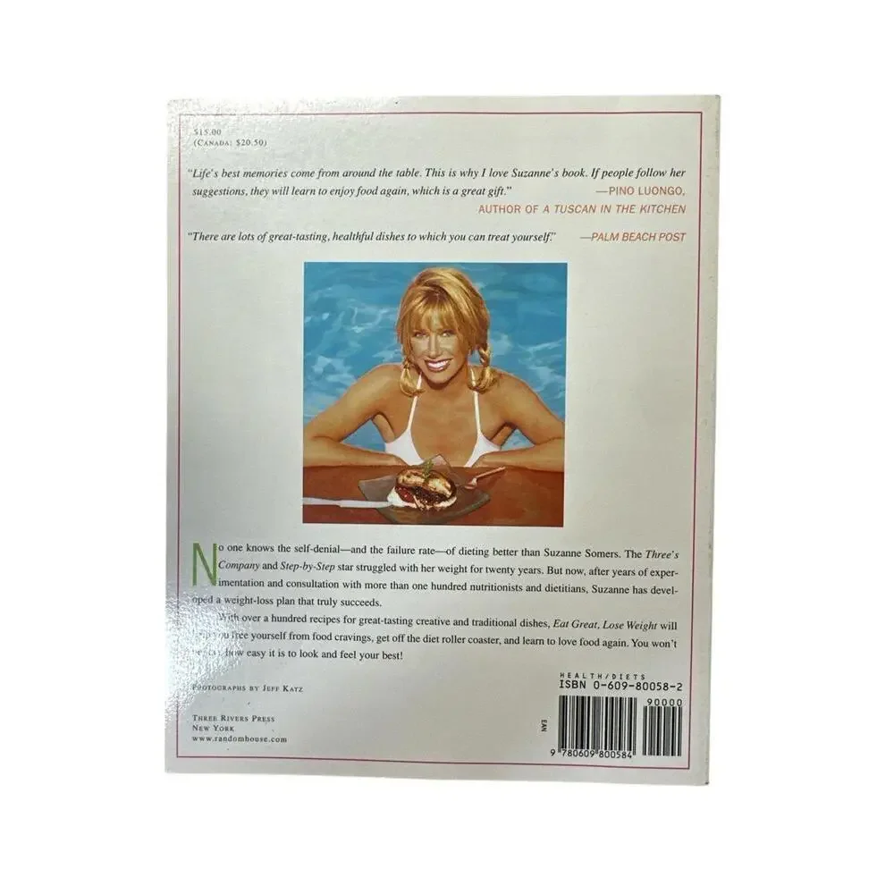 Cookbook Suzanne Somers' Eat Great, Lose Weight, published in 1996. The book det